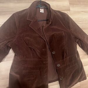 Brown Corduroy Jacket Vintage Style